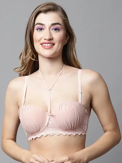 Stylish Spandex Solid Bras For Women