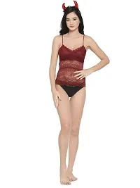 Stylish Red Cotton Solid Bra For Women-thumb4