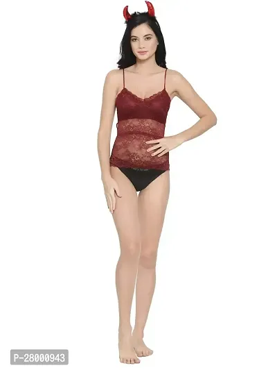 Stylish Red Cotton Solid Bra For Women-thumb5