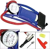 Foot Pump Portable High Pressure Foot Pump Pump Compressor for Bike Cycles  Basket Football-thumb3