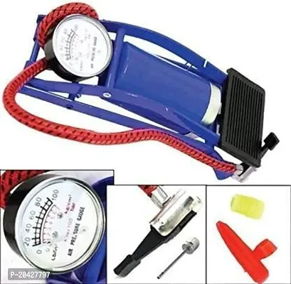 Foot Pump Portable High Pressure Foot Pump Pump Compressor for Bike Cycles  Basket Football-thumb4