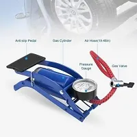 Foot Pump Portable High Pressure Foot Pump Pump Compressor for Bike Cycles  Basket Football-thumb1