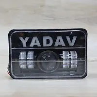 Yadav New Splendor Headlight LED Projector Headlight Hi/Low Beam H4 Connector For Hero Splendor Plus, Splendor Pro, Splendor-thumb2