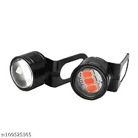 Flash Strobe Light Police Emergency Warning Lamp for Motorcycle, Car  Bike (6W, Random Color, 2 Pcs)-thumb1