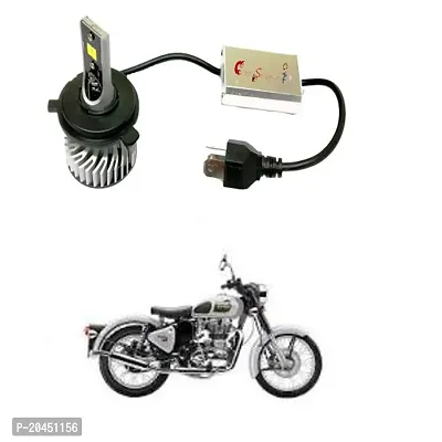 M3A ACDC 60W + 35W Longer Life Super Bright Led Dual Beam with Play  Plug ,White For Universal Bike and Scooty