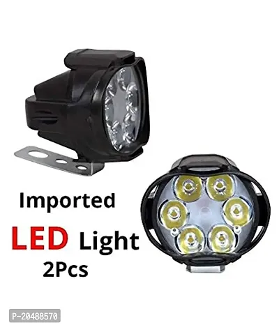 Combo Fog Light 6 led 2pc FootRest 1 Pair Bike Handle Light 1 Pc With Push Pull Switch 1pc-thumb4