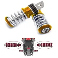 Combo Fog Light 6 led 2pc FootRest 1 Pair Bike Tyre Light 1 Pair  With Push Pull Switch 1pc-thumb2