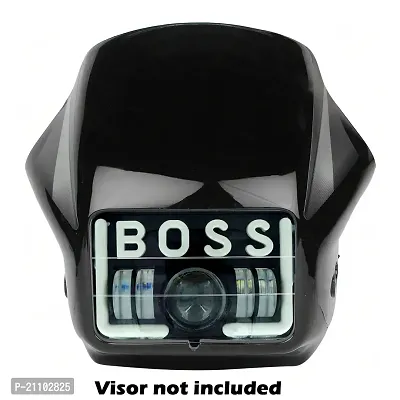 BOSS Style LED Headlight Hi/Low Beam With DRL Light 4000LM For Hero Splendor Plus, Splendor Pro, Splendor (Boss Style)-thumb2