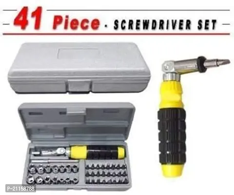 41 Pcs in 1 Tool Kit Screwdriver and Socket Set with Magnetic Flexible Extension Rod-thumb2