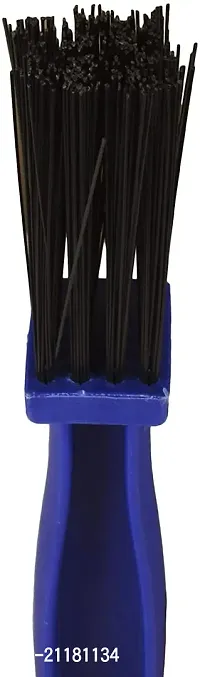 Universal Motorcycle/Cycle Chain Cleaner Brush for Bikes (Blue)-thumb2