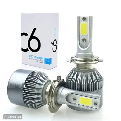 C6 H4 36W/4600LM Plug  Play Headlight Light LED Conversion Kit for Cars/Scooty/Bike (6000K)-thumb0