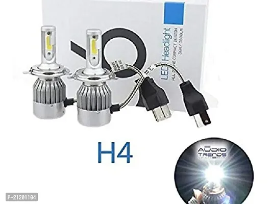 C6 H4 36W/4600LM Plug  Play Headlight Light LED Conversion Kit for Cars/Scooty/Bike (6000K)-thumb3