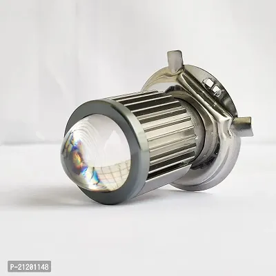 H4 LED Headlight Fog Lamp Projector Lens Universal for Bikes Fog Light, Dash Light Motorbike,-thumb0