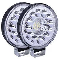 Combo of Fog Light 33 LED Car Bike Headlight Lamp With Push Pull Switch 1pc-thumb1