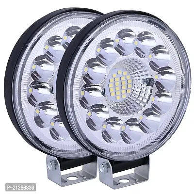 Combo of Fog Light 33 LED Car Bike Headlight Lamp With Push Pull Switch 1pc-thumb2