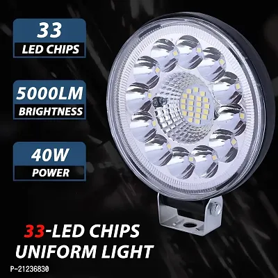 Combo of Fog Light 33 LED Car Bike Headlight Lamp With Push Pull Switch 1pc-thumb4