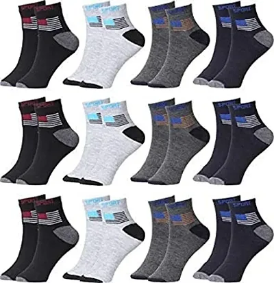Aenon Fashion Unisex Cotton Footie Shoe Liner Socks/Loafer Socks Non-Slip Low Cut Ankle Socks With Anti Slip Silicon Grip Combo (Pack Of 6, Free Size Multicolor) (Multi)