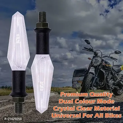 Front, Side LED Indicator Light for Universal For Bike Universal For Bike (Yellow) Pack of 2 PC-thumb2