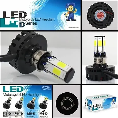 Motorcycle Lights - 6 LED - High Wattage and Tremor - Cool Fan Head - High Quality-thumb2