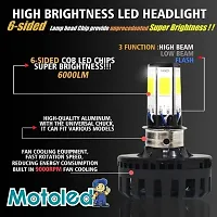Motorcycle Lights - 6 LED - High Wattage and Tremor - Cool Fan Head - High Quality-thumb3