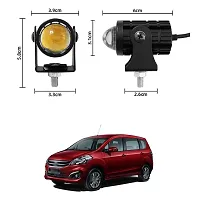 Universal Round Mini Led Fog/Driving Lights Fog Lamp, Headlight Motorbike, Car, Van LED (12 V, 18 W) ( Universal For Car  Bike ) Pack Of 1 PC With Wire Switch-thumb1