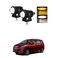 Universal Round Mini Led Fog/Driving Lights Fog Lamp, Headlight Motorbike, Car, Van LED (12 V, 18 W) ( Universal For Car  Bike ) U-1 Single Pc With Push 1pc-thumb1
