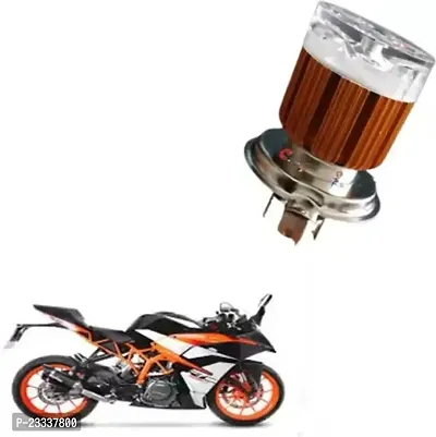 H4_IN_BULT_RING Headlight Motorbike LED for Yamaha, Mahindra, Royal Enfield, Bajaj, Suzuki, KTM, Hero, Honda (12 V, 12 W)  (Universal For Bike, Pack of 1)-thumb0