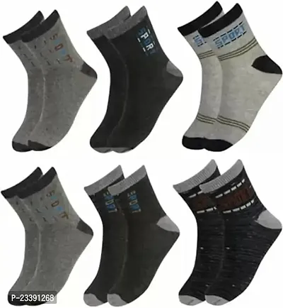 Men's and Women's Cotton Ankle Length Socks/Sport Socks (Pack of 12 Pairs, Free Size, Multicolor)-thumb2
