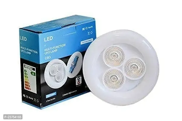 MULTIFUNCTION CB4 UFO LED LIGHT WITH DUAL COLOR LIGHT WHITE  MULTICOLOR ( PACK OF 1 )