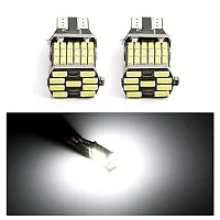 T15 LED Bulb Super Bright 45 SMD 10w 1000lm 6000K Canbus Error Free Bulbs Fit For Auto Backup Reverse Lights - Pack of 2 (White)-thumb1