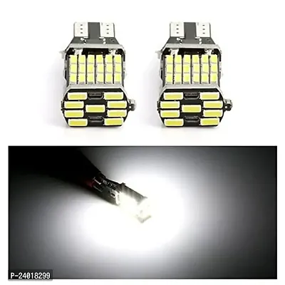 T15 LED Bulb Super Bright 45 SMD 10w 1000lm 6000K Canbus Error Free Bulbs Fit For Auto Backup Reverse Lights - Pack of 2 (White)-thumb2