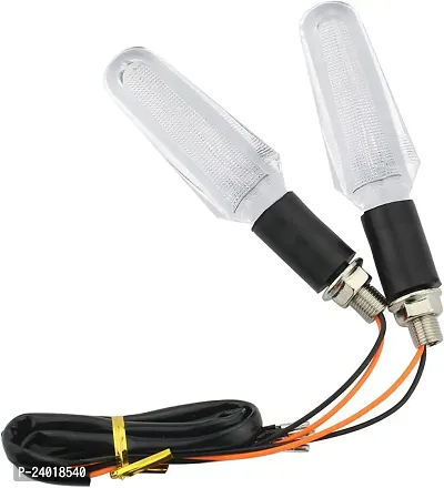 Front, Side LED Indicator Light for Universal For Bike Universal For Bike (Yellow) Pack of 2 PC