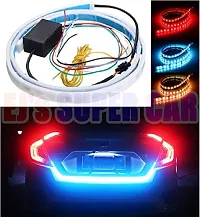 Flow Led Strip Trunk/Dicky/Boot/Tail Lights Streamer Brake Turn Signal Light (Works with All Cars) 1pcs-thumb1
