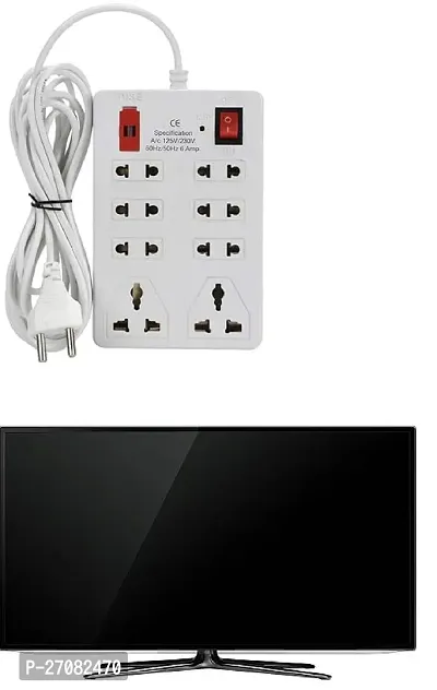 Wall Mini Extension Cord with 6 AMP for Indian Sockets, Master Switch Indicator, LED, Extension Board-thumb0