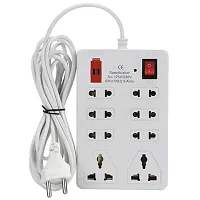 Wall Mini Extension Cord with 6 AMP for Indian Sockets, Master Switch Indicator, LED, Extension Board-thumb1