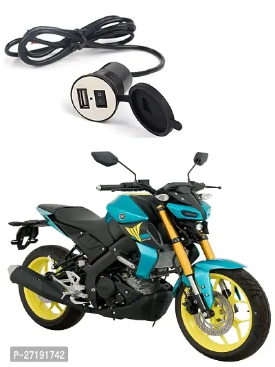 Motorcycle Bike Mobile Phone USB Charger Power Adapter 12v Waterproof Universal for All Scooters  Bikes-thumb0