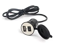 Motorcycle Bike Mobile Phone USB Charger Power Adapter 12v Waterproof Universal for All Scooters  Bikes-thumb1