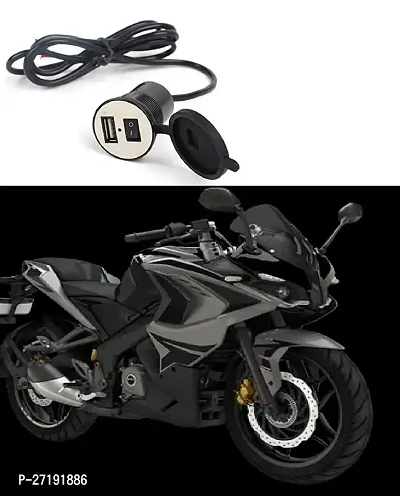 Motorcycle Bike Mobile Phone USB Charger Power Adapter 12v Waterproof Universal for All Scooters  Bikes