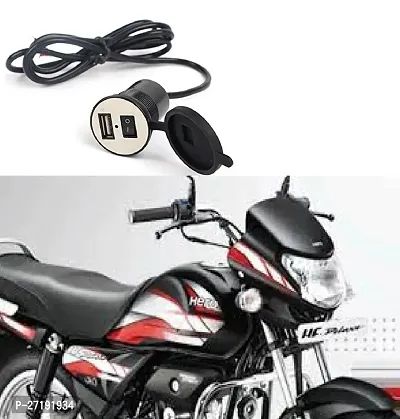 Motorcycle Bike Mobile Phone USB Charger Power Adapter 12v Waterproof Universal for All Scooters  Bikes