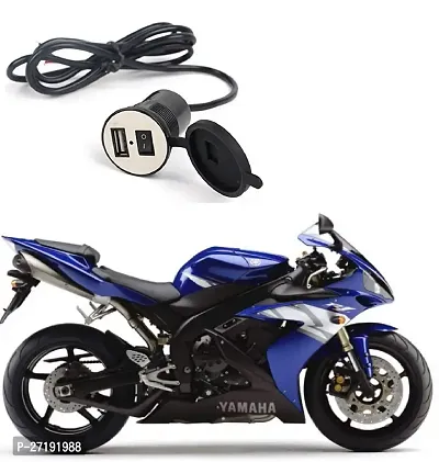 Motorcycle Bike Mobile Phone USB Charger Power Adapter 12v Waterproof Universal for All Scooters  Bikes-thumb0