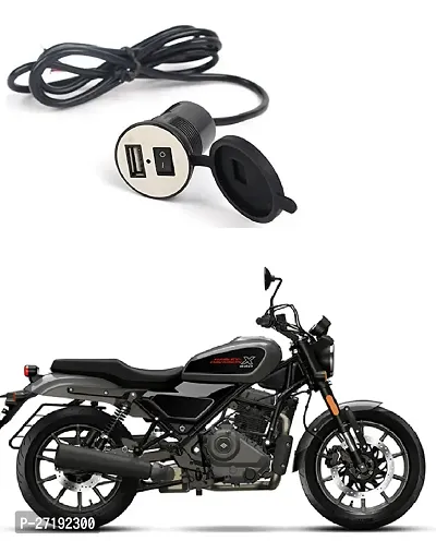 Motorcycle Bike Mobile Phone USB Charger Power Adapter 12v Waterproof Universal for All Scooters  Bikes