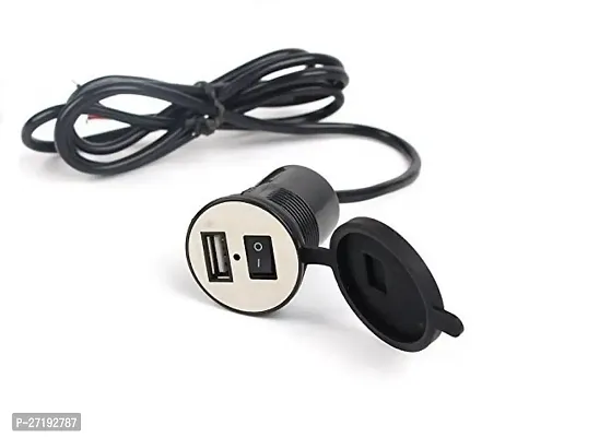 Motorcycle Bike Mobile Phone USB Charger Power Adapter 12v Waterproof Universal for All Scooters  Bikes with polish (1pcs)-thumb3