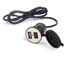 Motorcycle Bike Mobile Phone USB Charger Power Adapter 12v Waterproof Universal for All Scooters  Bikes with polish (1pcs)-thumb2