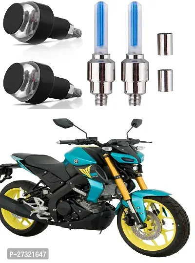 LED Light Indicator Dual Color Blinker End Plug Cap DRL Lamp for all Bikes and Blue  Yellow, 2 PCS with Tyre Led Light Rim Valve Cap Flashing With Motion Sensor Blue (Set Of 2 Pcs) for Car Motorcycle