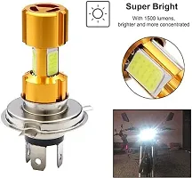 Motorcycle Headlight Bulb, H4 LED 3 COB Motorcycle Headlight Headlamp Strong White Light Motor Retro Front Head Spot Light Refit Accessories for Motorcycle Motorbike Scooter 18W 12V  (1PCS)-thumb2