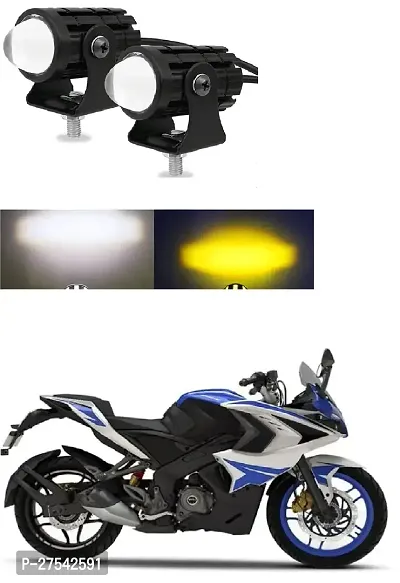 Mini Driving Fog Light Lamp Projector Lens Spotlight Led Motorcycle Headlight Dual Color Motorbike Lighting System (12 V, 36 W)-thumb0