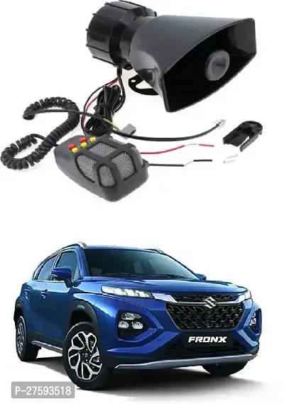 Car Siren Horn 7 Tone Sound Siren Mic PA Speaker Car System - 80W Emergency Sound Electric Horn-12V, Compatible with Volkswagen Jetta (Type-I)