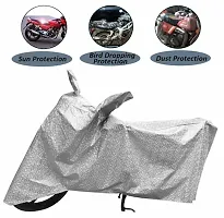 Pulsar N160 Cover Waterproof - Pulsar N160 Bike Cover - Bike Body Cover for Pulsar N160 Shine Silver-thumb2