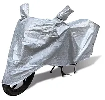 Pulsar N160 Cover Waterproof - Pulsar N160 Bike Cover - Bike Body Cover for Pulsar N160 Shine Silver-thumb3