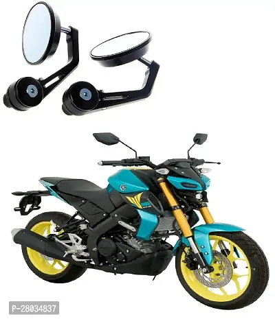 Round Mirror Side Rear View Edge Convex Mirrors Bike